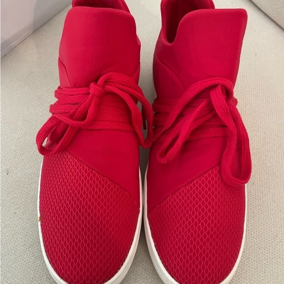 Steve Madden lancer slip on sneakers red women’s 8.5 - Picture 2 of 7
